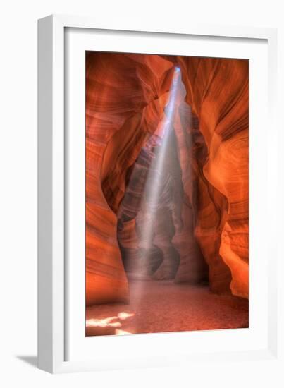 Sweet Beam of Light, Upper Antelope Canyon, Page, Arizona-Vincent James-Framed Photographic Print