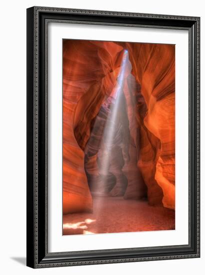 Sweet Beam of Light, Upper Antelope Canyon, Page, Arizona-Vincent James-Framed Photographic Print