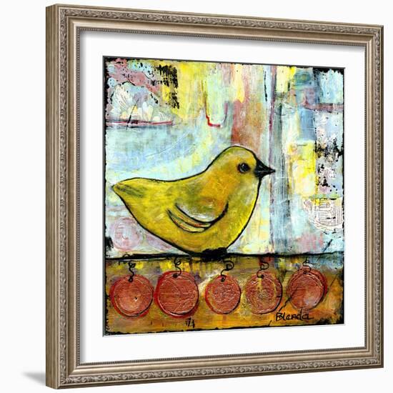 Sweet Bird-Blenda Tyvoll-Framed Giclee Print