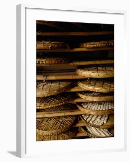 Sweet Bread, Jianshui Market, Yunnan Province, China-Pete Oxford-Framed Photographic Print