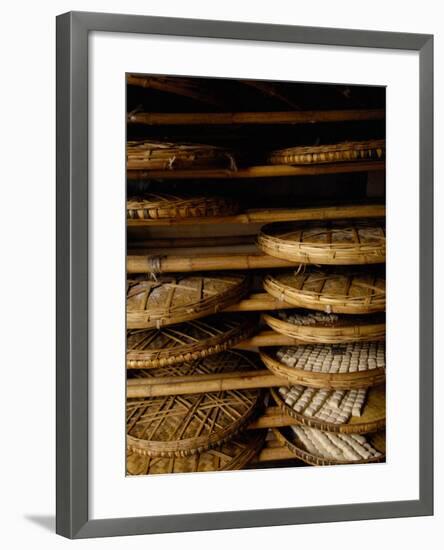 Sweet Bread, Jianshui Market, Yunnan Province, China-Pete Oxford-Framed Photographic Print