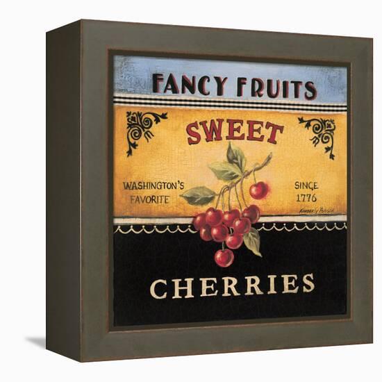 Sweet Cherries-Kimberly Poloson-Framed Stretched Canvas