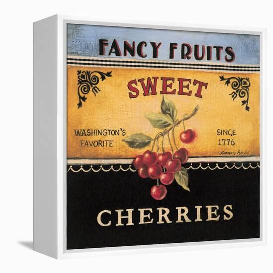 Sweet Cherries-Kimberly Poloson-Framed Stretched Canvas