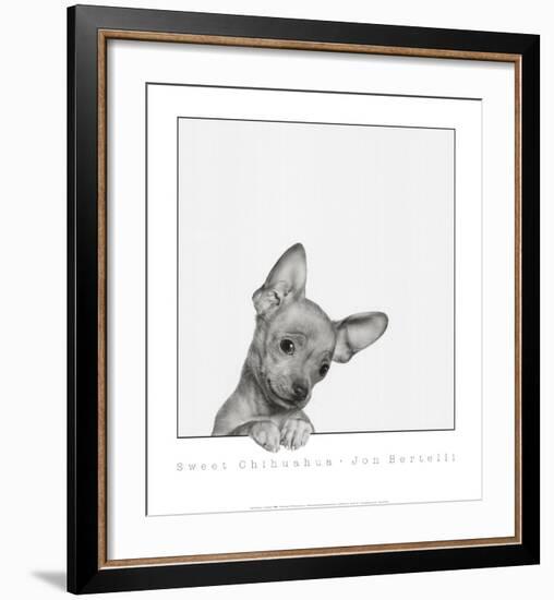 Sweet Chihuahua-Jon Bertelli-Framed Art Print