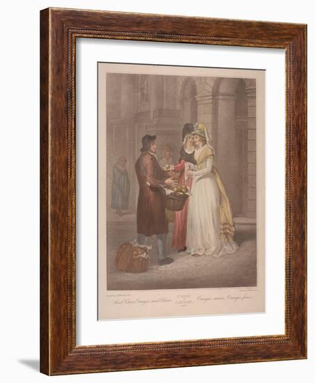 Sweet China Oranges, Sweet China, Cries of London, C1870-Francis Wheatley-Framed Giclee Print