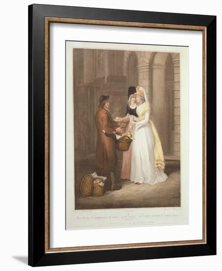 "Sweet China Oranges, Sweet China", Plate 3 of 'The Cries of London', Engraved by Luigi…-Francis Wheatley-Framed Giclee Print