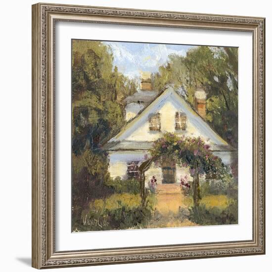 Sweet Cottage II-Marilyn Wendling-Framed Art Print