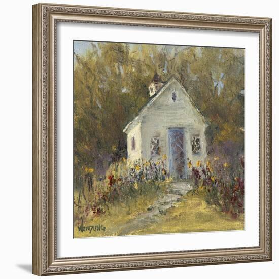 Sweet Cottage III-Marilyn Wendling-Framed Art Print