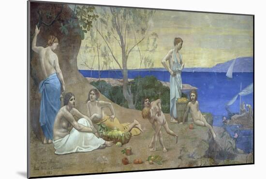 Sweet Country, 1882-Pierre Puvis de Chavannes-Mounted Giclee Print