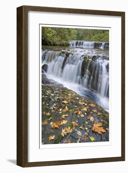 Sweet Creek Falls I-Donald Paulson-Framed Giclee Print