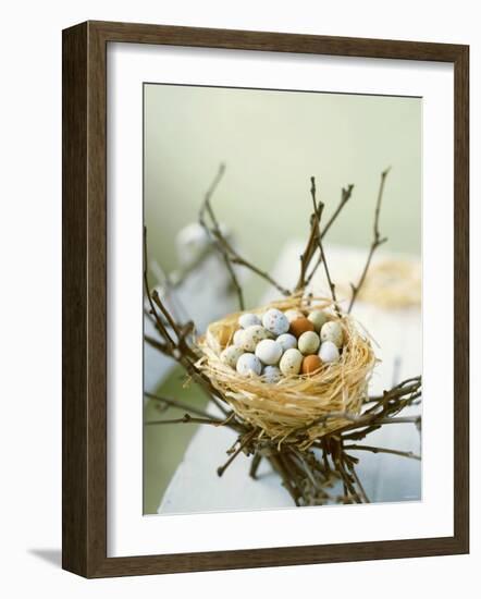 Sweet Easter Eggs in a Nest-Philip Webb-Framed Photographic Print