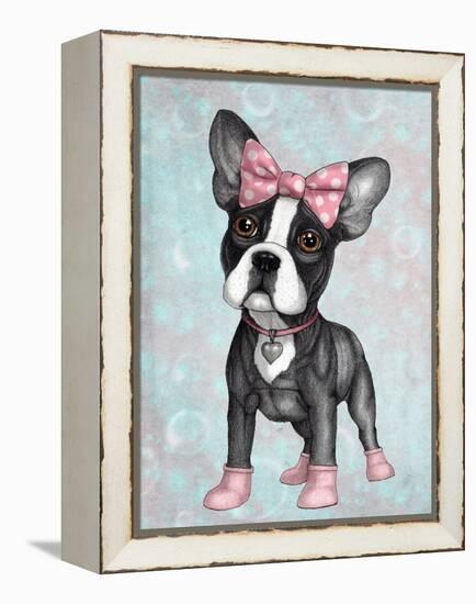 Sweet Frenchie-Barruf-Framed Stretched Canvas