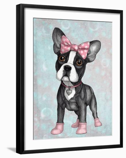 Sweet Frenchie-Barruf-Framed Art Print