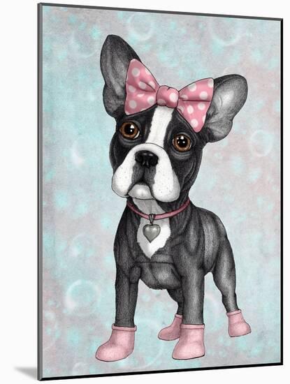 Sweet Frenchie-Barruf-Mounted Art Print