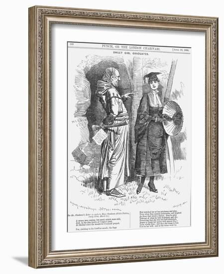 Sweet Girl Graduates, 1880-Joseph Swain-Framed Giclee Print