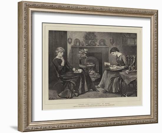 Sweet Girl Graduates at Home-Arthur Hopkins-Framed Giclee Print