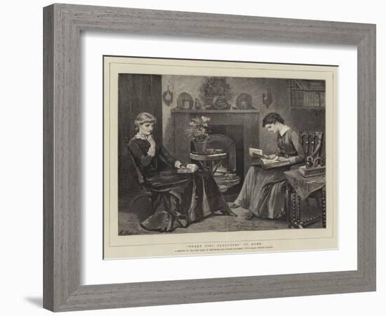 Sweet Girl Graduates at Home-Arthur Hopkins-Framed Giclee Print