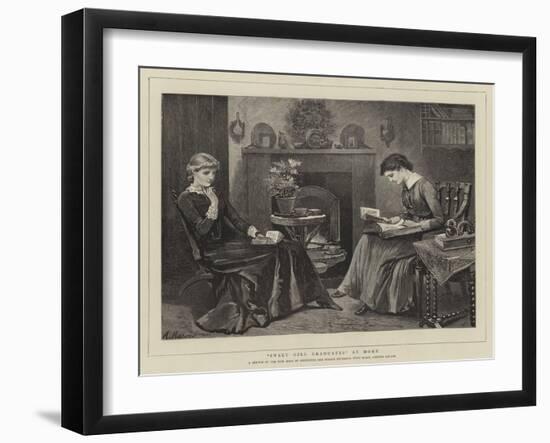 Sweet Girl Graduates at Home-Arthur Hopkins-Framed Giclee Print