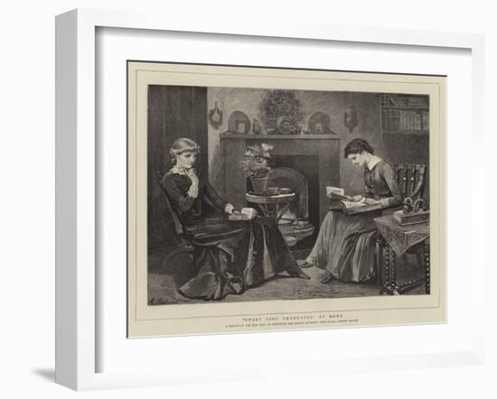 Sweet Girl Graduates at Home-Arthur Hopkins-Framed Giclee Print