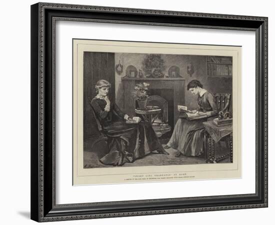 Sweet Girl Graduates at Home-Arthur Hopkins-Framed Giclee Print