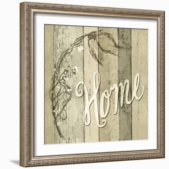 Sweet Home Wood Sign-ALI Chris-Framed Giclee Print