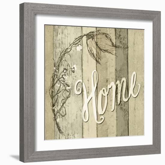 Sweet Home Wood Sign-ALI Chris-Framed Giclee Print