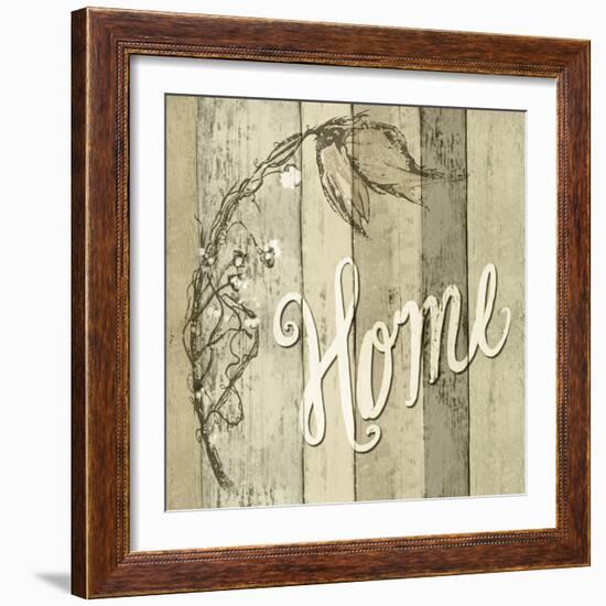 Sweet Home Wood Sign-ALI Chris-Framed Giclee Print