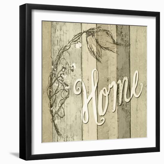 Sweet Home Wood Sign-ALI Chris-Framed Giclee Print