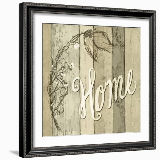 Sweet Home Wood Sign-ALI Chris-Framed Giclee Print