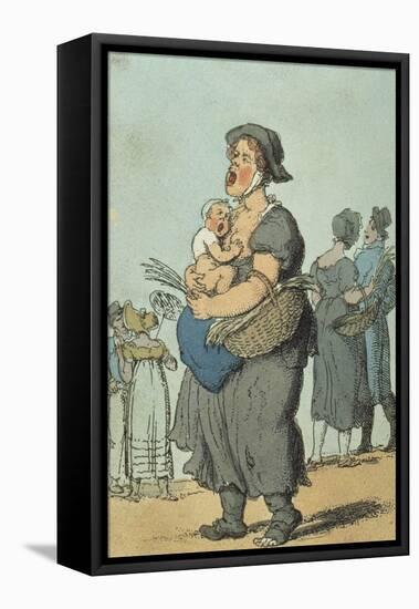 Sweet Lavender, 1820 (Engraving)-Thomas Rowlandson-Framed Premier Image Canvas