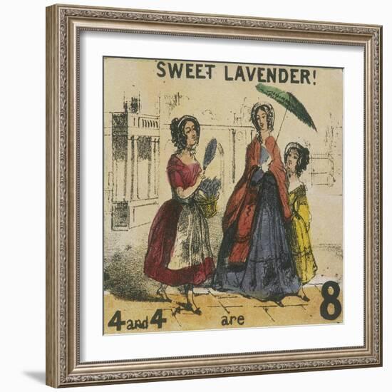 Sweet Lavender!, London, C1840, Cries of London-TH Jones-Framed Giclee Print