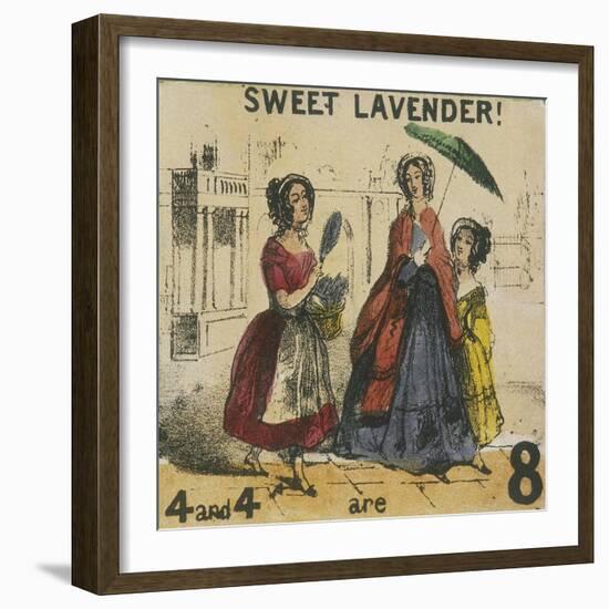 Sweet Lavender!, London, C1840, Cries of London-TH Jones-Framed Giclee Print