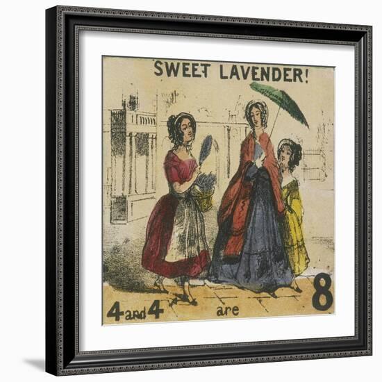 Sweet Lavender!, London, C1840, Cries of London-TH Jones-Framed Giclee Print