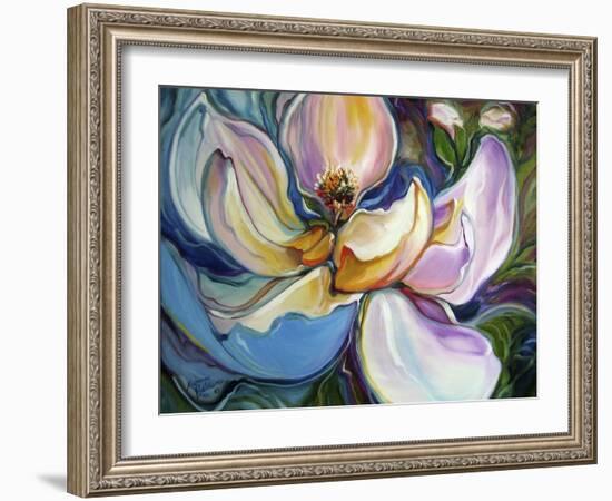 Sweet Maganolia Modern Floral Abstract-Marcia Baldwin-Framed Giclee Print