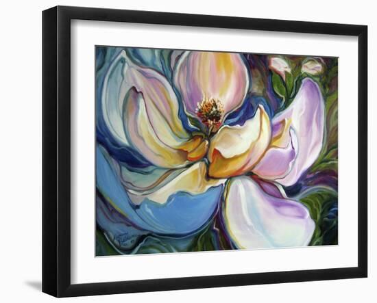 Sweet Maganolia Modern Floral Abstract-Marcia Baldwin-Framed Giclee Print