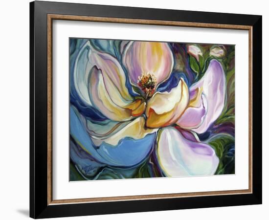 Sweet Maganolia Modern Floral Abstract-Marcia Baldwin-Framed Giclee Print