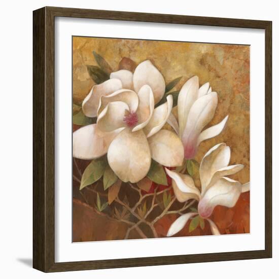 Sweet Magnolia I-Elaine Vollherbst-Lane-Framed Art Print