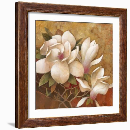 Sweet Magnolia I-Elaine Vollherbst-Lane-Framed Art Print