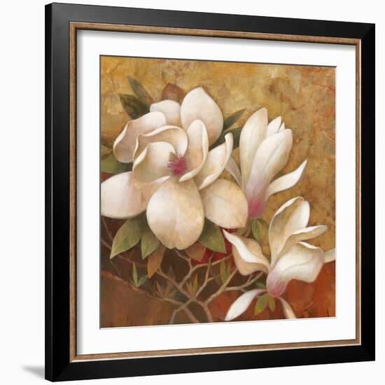 Sweet Magnolia I-Elaine Vollherbst-Lane-Framed Art Print