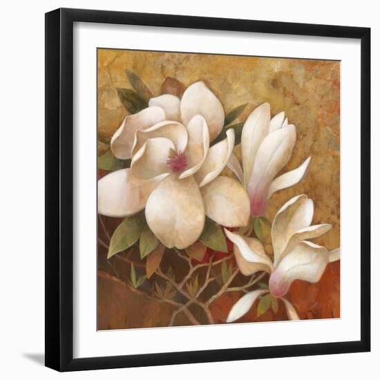 Sweet Magnolia I-Elaine Vollherbst-Lane-Framed Art Print