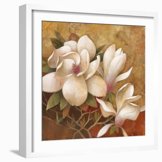 Sweet Magnolia I-Elaine Vollherbst-Lane-Framed Art Print