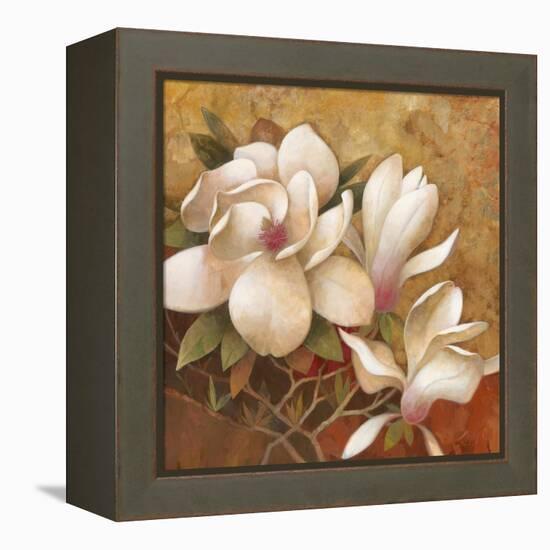 Sweet Magnolia I-Elaine Vollherbst-Lane-Framed Stretched Canvas