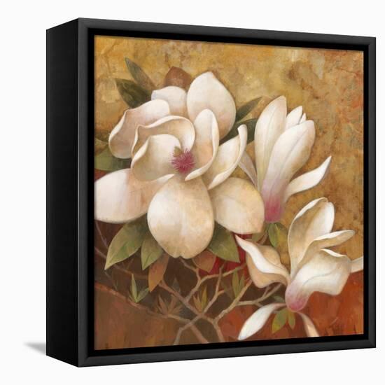 Sweet Magnolia I-Elaine Vollherbst-Lane-Framed Stretched Canvas