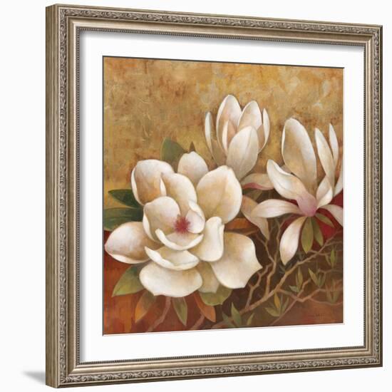 Sweet Magnolia II-Elaine Vollherbst-Lane-Framed Art Print