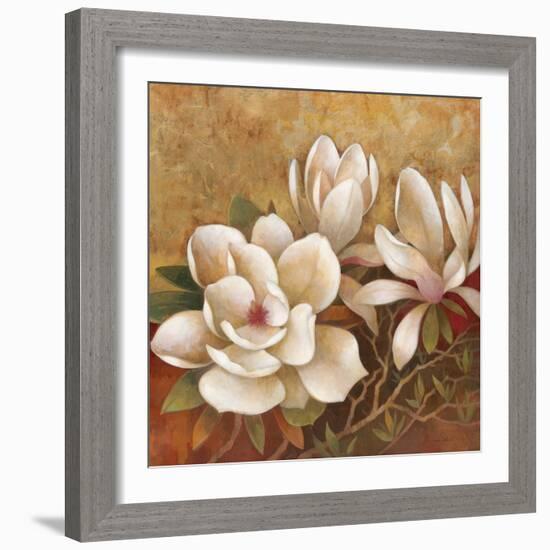 Sweet Magnolia II-Elaine Vollherbst-Lane-Framed Art Print