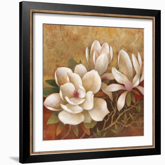 Sweet Magnolia II-Elaine Vollherbst-Lane-Framed Art Print