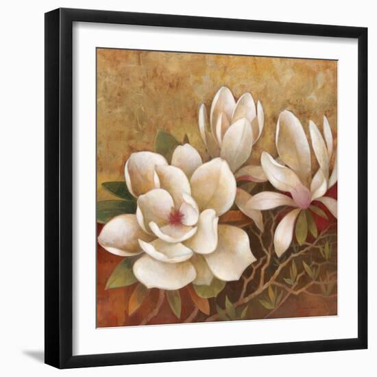 Sweet Magnolia II-Elaine Vollherbst-Lane-Framed Art Print