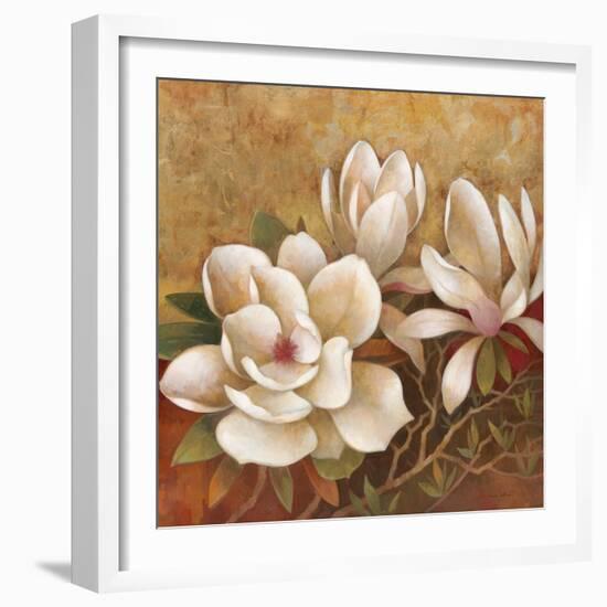 Sweet Magnolia II-Elaine Vollherbst-Lane-Framed Art Print