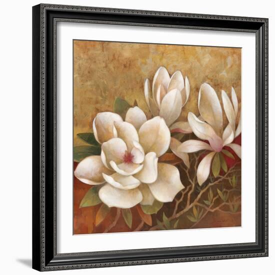 Sweet Magnolia II-Elaine Vollherbst-Lane-Framed Art Print