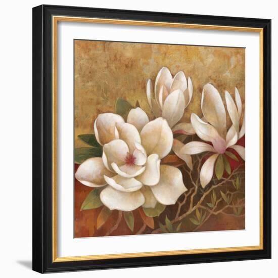 Sweet Magnolia II-Elaine Vollherbst-Lane-Framed Art Print